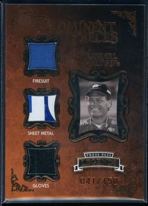2009 Press Pass Legends Prominent Pieces Bronze #PPMW Michael Waltrip 041/150 - Picture 1 of 2