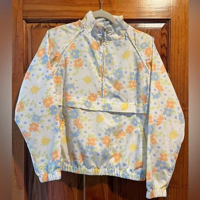 LizGolf女式小号二合一套衫和背心组合花卉轻便夹克 — 第 1/4 张图片