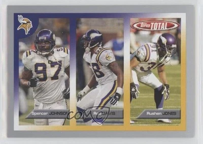 2005 Topps Total Silver Spencer Johnson Rod Davis Rushen Jones #424 Rookie RC - Image 1 of 2