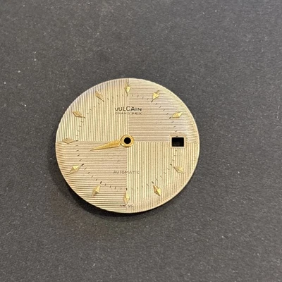 Автоматический мужской циферблат с датой Vulcain Grand Prix на запчасти ремонт восстановление как есть - Изображение 1 из 4