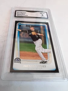 Trevor Story Rockies 2011 Bowman Rookie RC # BDPP84 grado 8 L@@K - Imagen 1 de 2