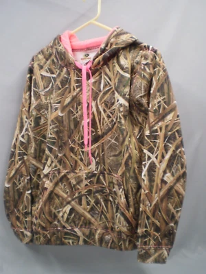 Mossy Oak Shadow Grass Blades Camuflada Sudadera con Capucha Rosa Damas M Sudadera de Caza Foto 1 de 4