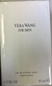 Vera Wang  for men, 1.7 oz / 50 ml Eau De Toilette spray Discontinued Sealed - Picture 1 of 3