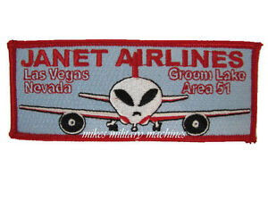 USAF Black Ops Special Projects Division Area 51 Janet Airlines 737 Patch New