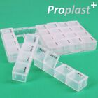 7 DAY PILL BOX Medication Tablet Medicine Organiser 4 DAILY COMPARTMENTS Storage