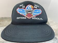Vintage 1994 Daytona Beach Bike Week Harley Davidson Motorcycles Snapback Hat