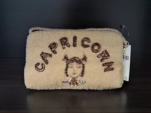 Neu mit Etikett Anthropologie Perlen Sternzeichen Steinbock Clutch, Handgelenktasche, Handtasche, Handtasche - Bild 1 von 10
