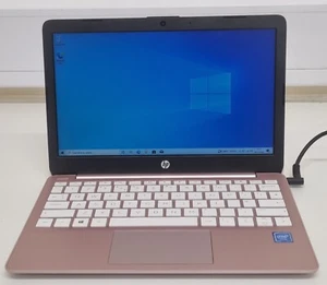 HP Stream 11 Laptop IntelCeleron 2GB RAM 32GB SSD WIN 10 FOR PARTS battery issue - Picture 1 of 7
