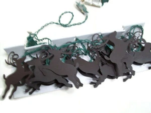 Sur La Table Antique Bronze Steel Reindeer String Light Out of Original Package - Picture 1 of 5