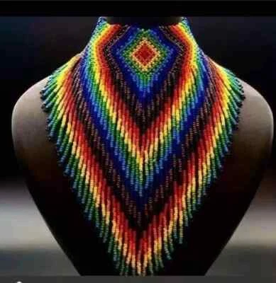 Nuevo Collar Pendientes Multi Hilo Cuentas Estilo Boho Americano Cuentas Hechos a Mano Semilla Foto 1 de 2