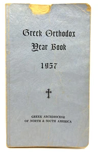 1957 Greek Orthodox Yearbook Greek Archdiocese of North & S. America READ - Picture 1 of 10