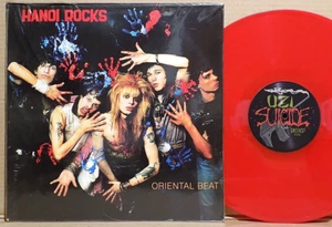 HANOI ROCKS Oriental Beat M- Red Vinyl Ltd Remastered Re LP MICHAEL MONROE Glam - Picture 1 of 6