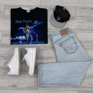 1997 Pink Floyd Rock Band Tee Merch, 2 Sided, 90s Vintage Graphic T-Shirt 105365 - Picture 1 of 7