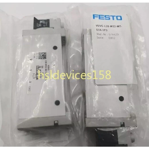 FESTO VUVG-L18-M52-MT-G14-1P3 574429 1PC New Solenoid Valve Free Shipping - Image 1 of 1