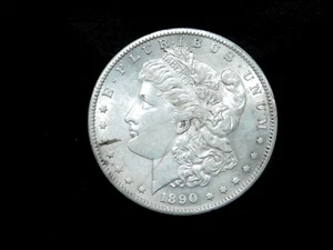 1890-S $1 Morgan Silver Dollar - Picture 1 of 4