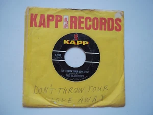 THE SEARCHERS Don't Throw Your Love Away; Pretend I'm 45 RPM Record 7" Single - Picture 1 of 8