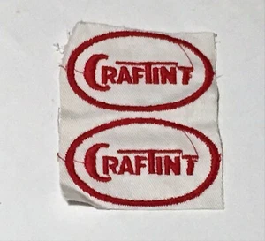 Vintage CRAFTINT Mfg Art Supply Cartoon Graphics Fabric Patch Cheesecloth Sew-on - Picture 1 of 6