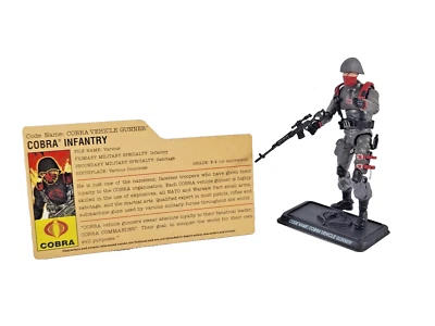 G.I. Joe Cobra Vehículo Artillero Cobra Infantería V1 2008 Objetivo Exclusivo J12 Foto 1 de 4