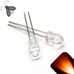 50 x LED 5 mm orange gelb Atmung Verblassen super hell Puls Glühbirne Licht Mod - Bild 1 von 3