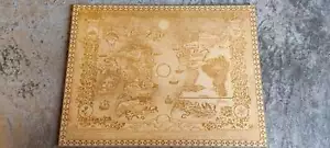 Lasergravierte ACOTAR Weltkarte aus der Serie Dornenhof - Bild 1 von 5