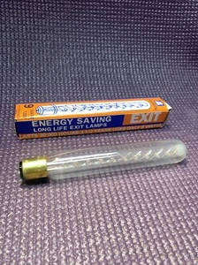T6.5 Light Bulb - BA15D Base - 9W - 120V - Exit Light - Clear - BULBRITE-707502 - Picture 1 of 2