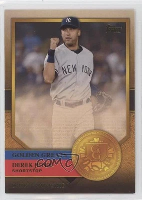 2012 Topps Golden Greats Derek Jeter #GG-28 HOF - Image 1 of 2