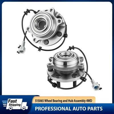 Par de conjunto de buje de cojinete de rueda delantera 4x4 para Suzuki Equator 2009-2012 2,5 L 4,0 L Foto 1 de 4