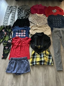 Size 10/12 Girls Clothing Lot, 14 Items, Old Navy, French Toast, Arizona, Girls - Picture 1 of 18