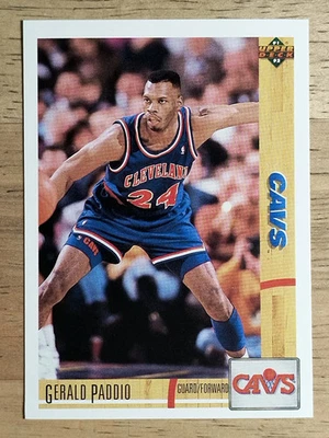 1991-92 Upper Deck #230 Gerald Paddio - Image 1 of 2