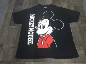 Vintage 1990er Disney MICKEY MOUSE doppelseitiges Einzelnaht T-Shirt Größe XXXXL - Bild 1 von 17