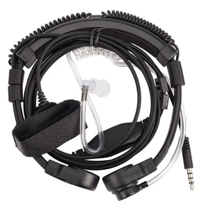 3.5mm Adjustable Throat Mic Microphone Covert Acoustic Tube Earpiece1113 - Picture 1 of 8