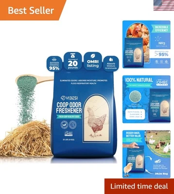 Экологичный освежитель курятника: 100% натуральный устранитель запаха для птицы и животных - Изображение 1 из 4