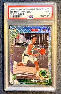 Tremont Waters 2019-20 NBA Hoops Premium Stock Silver Mojo Prizm PSA 9 Rookie RC - Picture 1 of 2