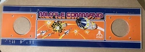 Original Missile Command (1980) marquee Atari War games arcade - Picture 1 of 2