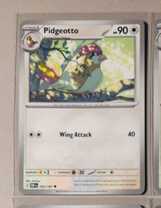 Pidgeotto 163/197 Pokemon card SV Obsidian Flames uncommon NM - Imagen 1 de 1