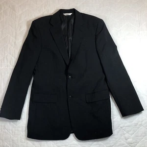 Versini Suit Jacket Mens Size 42 X-Long Dark Gray 100% Wool Blazer - Picture 1 of 21