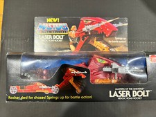 1985 Mattel MASTERS OF THE UNIVERSE  LASER BOLT   in UNOPENED BOX  SEALED