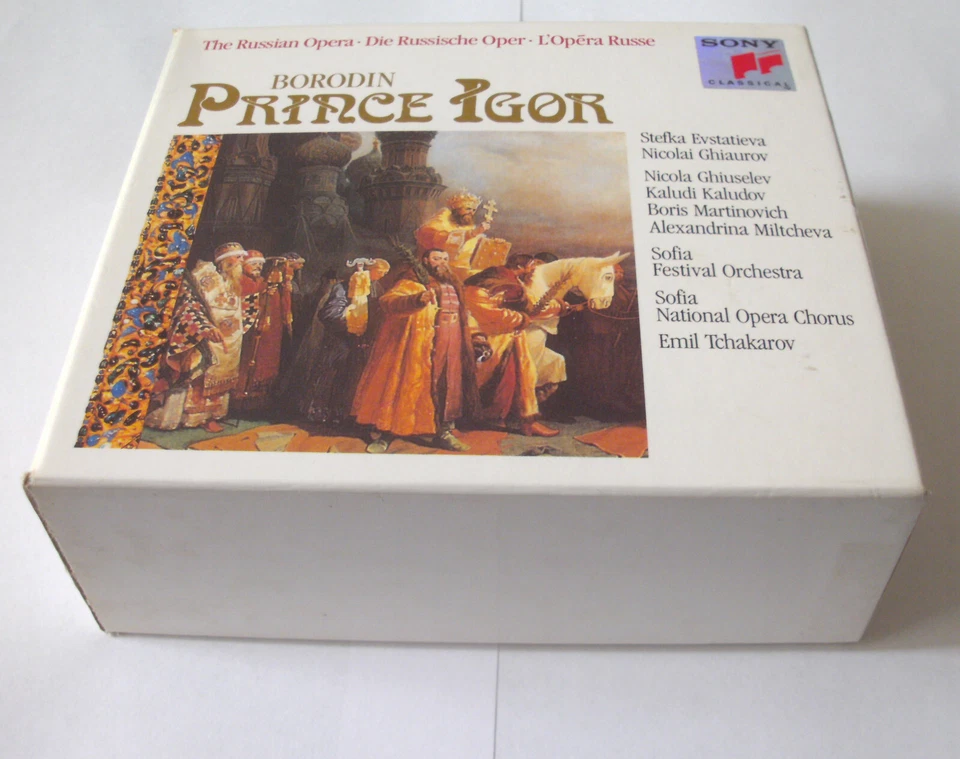 CD BOX mit 3 CD´s BORODIN PRINCE IGOR Emil Tchakarov The Russian Opera - Bild 1 von 1