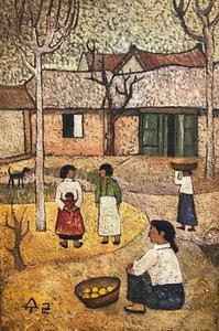 Park Soo-Keun on Canvas rare painting signed - Picture 1 of 7