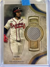 2021 Topps Tier One Tier One Relics 111/299 Ozzie Albies #T1R-OA