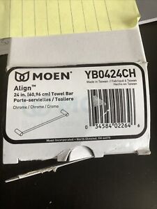Moen Align 24” Towel Bar In Chrome YB0424CH M2