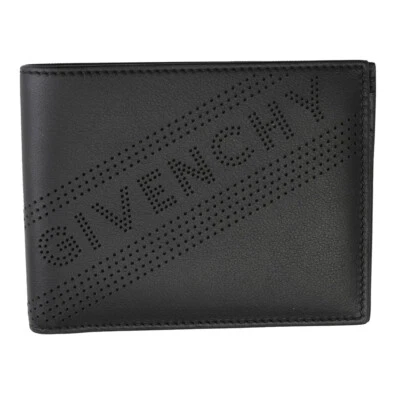NUEVA CARTERA DOBLE PLIEGUE DE CUERO NEGRA GIVECHY PARA HOMBRE BK6012K0GK 016 Foto 1 de 4
