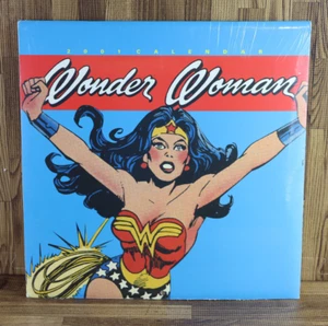 2001 Wonder Woman Calendar Factory Sealed - Picture 1 of 2