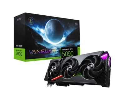 MSI GeForce RTX 5090 32GB VANGUARD SOC GDDR7 Graphics card for Gaming 4K FULL - Image 1 of 2