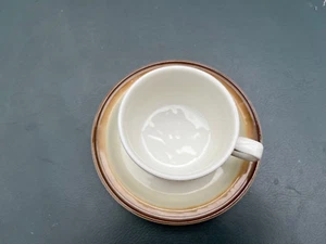 12 Stück Tasse, Kaffeetasse mit Untertasse, braun - Bild 1 von 3