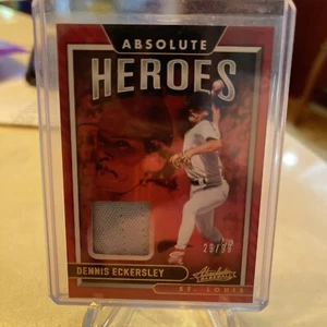 PARCHE DE JERSEY DENNIS ECKERSLEY 2022 ABSOLUTO ""HÉROES"" ST LOUIS USADO ROJO PRIZM /99 - Imagen 1 de 1