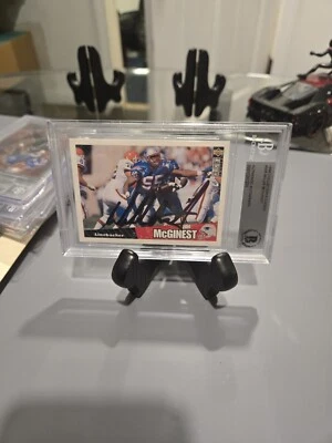 WILLIE McGINEST Signed 1996 COLLECTOR'S CHOICE Card #305 Beckett Authentic AUTO - Image 1 of 2