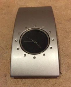 Desk Clock Paperweight Silver Color - Bild 1 von 6