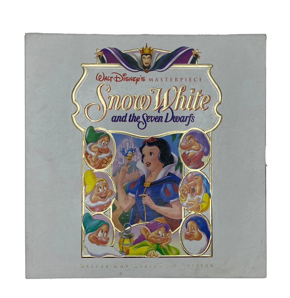 DISNEY SNOW WHITE and the Seven Dwarfs DELUXE CAV LaserDisc LD BOX SET Complete - Image 1 of 1