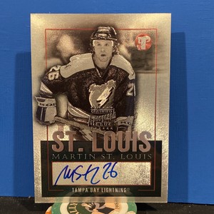 2003-04 Topps Pristine Martin St. LouiUTO Card TAMPA BAY